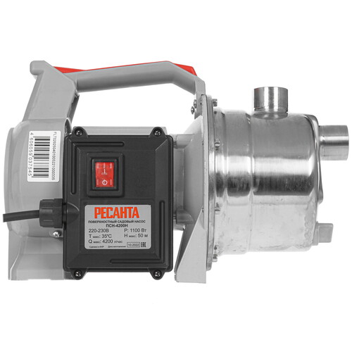 Купить Поверхностный насос Ресанта ПСН-4200Н  5356895. Характеристики, отзывы и цены в Донецке