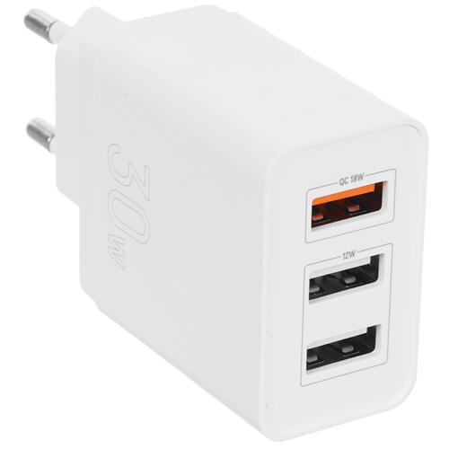 Купить Сетевое зарядное устройство TFN 30W белый  5081442. Характеристики, отзывы и цены в Донецке