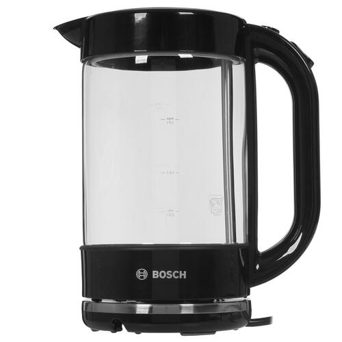 Купить Электрочайник Bosch TWK 70B03 черный  8121283. Характеристики, отзывы и цены в Донецке