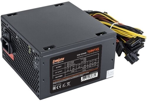 Купить Блок питания ExeGate 500PPH-LT [EX282040RUS-OEM] черный  8199043. Характеристики, отзывы и цены в Донецке