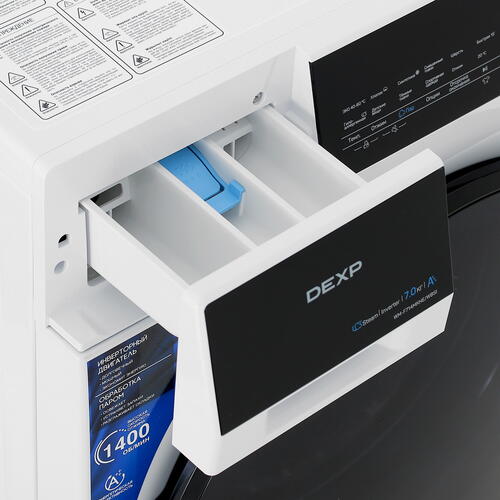 Купить Стиральная машина DEXP WM-F714MKHE/WBSI белый  5432434. Характеристики, отзывы и цены в Донецке