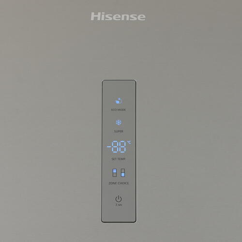 Купить Холодильник с морозильником   Hisense RB434N4BC2 серебристый  9063231. Характеристики, отзывы и цены в Донецке