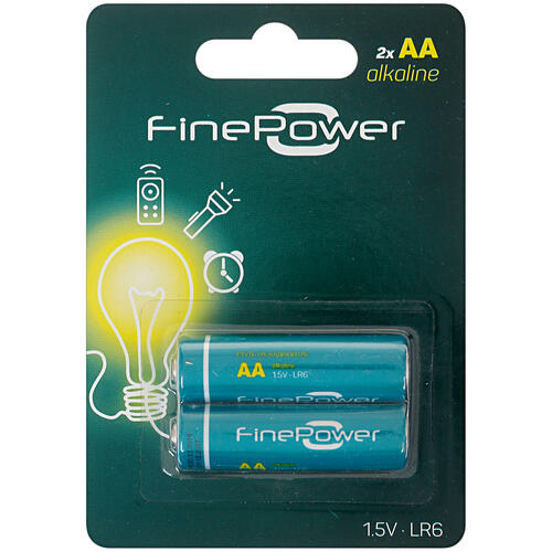 Купить Батарейка FinePower AA / AA (LR6/ER14505/FR6/R6P)  1163137. Характеристики, отзывы и цены в Донецке