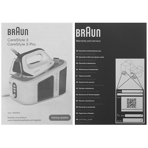 Купить Парогенератор Braun CareStyle 3 Pro Steam Generator Iron IS3155VI SS фиолетовый  4725452. Характеристики, отзывы и цены в Донецке