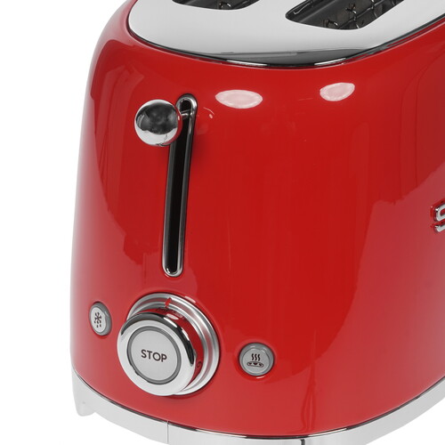 Купить Тостер Smeg TSF01RDEU красный  1152602. Характеристики, отзывы и цены в Донецке