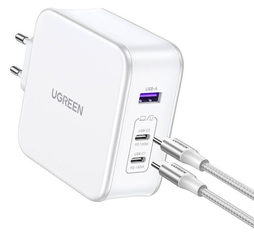 Купить Сетевое зарядное устройство Ugreen CD289 белый  9154981. Характеристики, отзывы и цены в Донецке