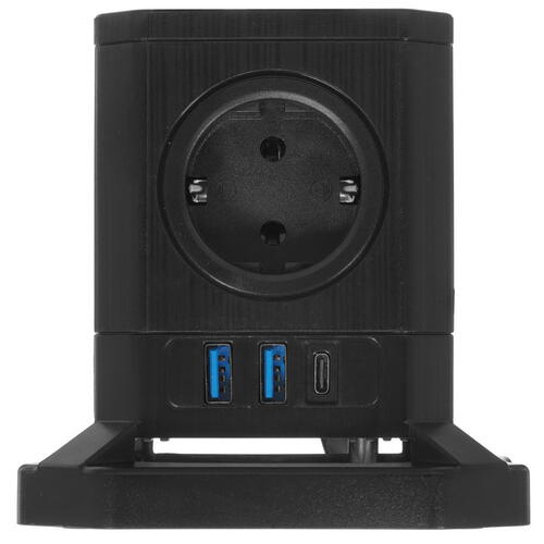 Купить Сетевой фильтр QUMO Power Block System PD1 12SP5U (P-0003) черный  5416306. Характеристики, отзывы и цены в Донецке