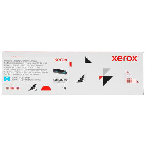 Купить Тонер-картридж лазерный Xerox 006R04388 голубой  4866697. Характеристики, отзывы и цены в Донецке