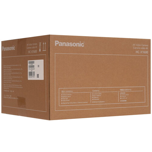 Купить Видеокамера Panasonic HC-X1600EE  9268466. Характеристики, отзывы и цены в Донецке