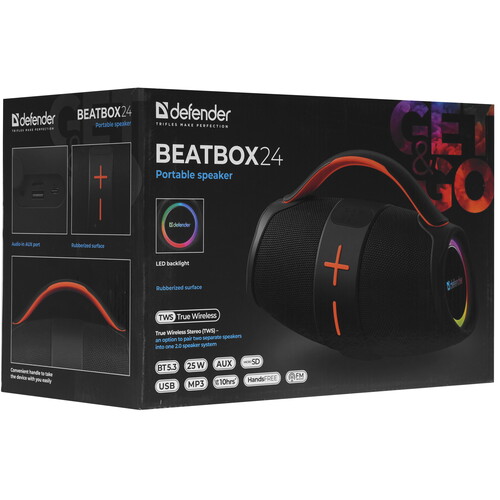Купить Портативная колонка Beatbox 24, черный  5623187. Характеристики, отзывы и цены в Донецке