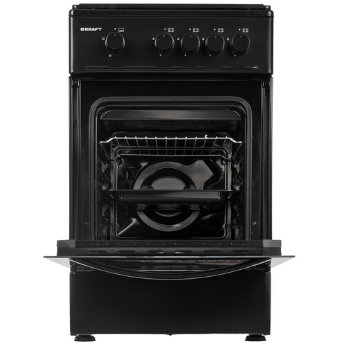 Купить Газовая плита Kraft KF-FSK5301GBL черный  9130787. Характеристики, отзывы и цены в Донецке
