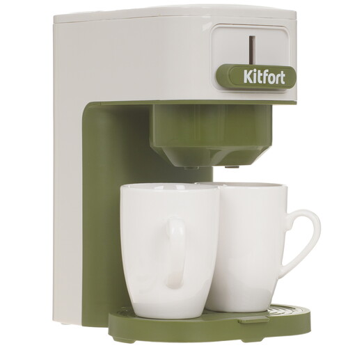 Купить Кофеварка капельная Kitfort KT-7618 белый  9241115. Характеристики, отзывы и цены в Донецке