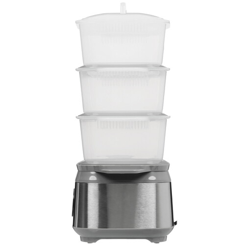 Купить Пароварка Kitfort КТ-6280 серый  9222111. Характеристики, отзывы и цены в Донецке