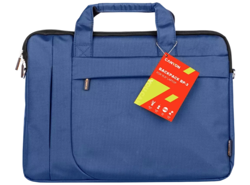 Купить 15.6" Сумка CANYON B-3 синий  9134250. Характеристики, отзывы и цены в Донецке