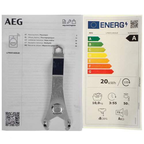Купить Стиральная машина AEG LFR95146SUE белый  9297892. Характеристики, отзывы и цены в Донецке