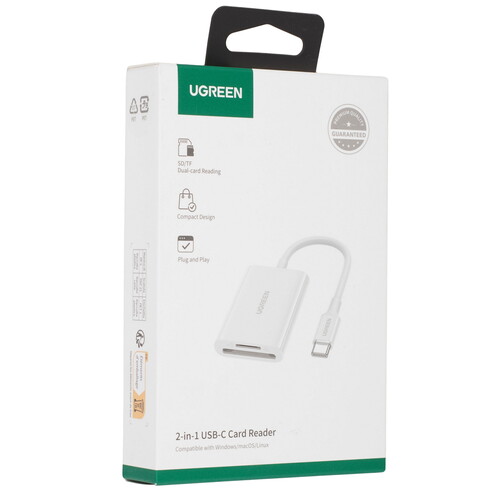 Купить Кард-ридер UGREEN CM265  9178958. Характеристики, отзывы и цены в Донецке