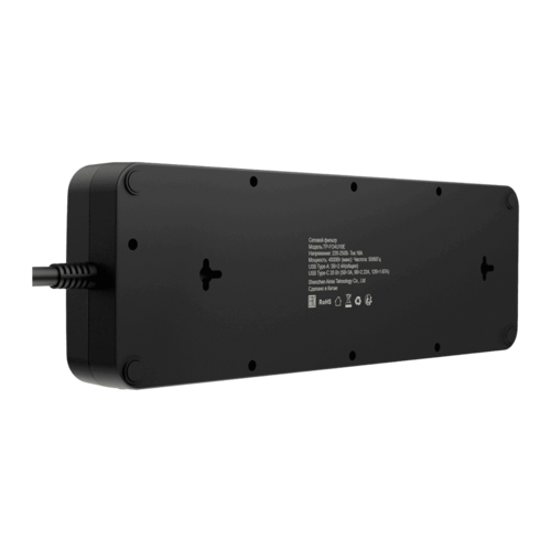 Купить Сетевой фильтр AGNI TP-FO4U10E-C черный  9289336. Характеристики, отзывы и цены в Донецке