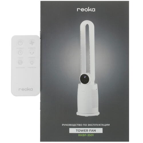 Купить Вентилятор REOKA RKBF-3501  белый  5097916. Характеристики, отзывы и цены в Донецке
