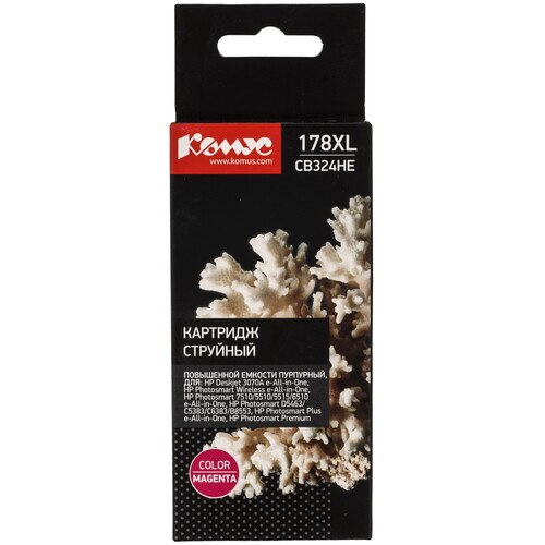 Купить Картридж Комус 178XL CB324HE пурпурный  9199544. Характеристики, отзывы и цены в Донецке