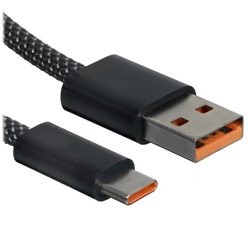 Купить Кабель круглый Baseus USB Type-C - USB 2.0 Type-A серый 1 м  5627508. Характеристики, отзывы и цены в Донецке