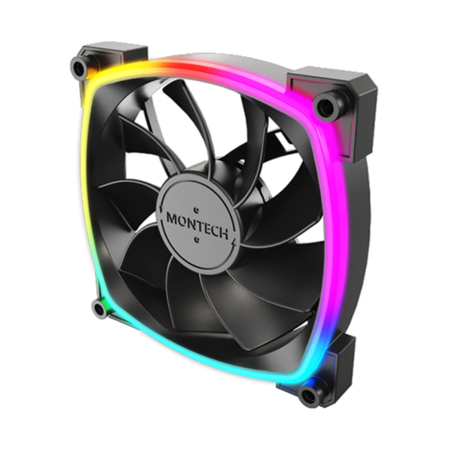 Купить Комплект вентиляторов Montech RX120 [RX120B3P] черный  5620646. Характеристики, отзывы и цены в Донецке