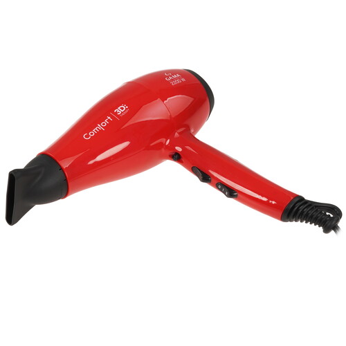 Купить Фен GA.MA COMFORT 3D красный/черный  9174453. Характеристики, отзывы и цены в Донецке
