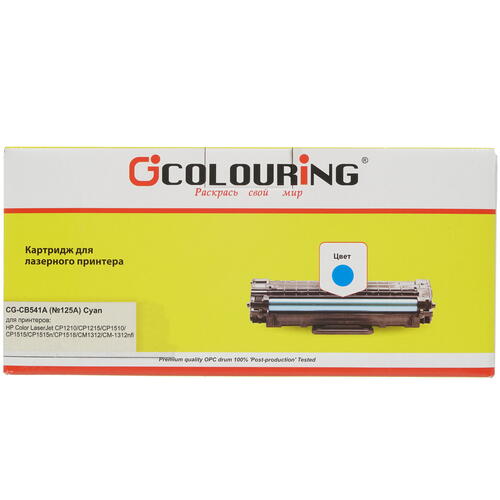 Купить Картридж лазерный Colouring CG-CB541A/716 синий  1377661. Характеристики, отзывы и цены в Донецке