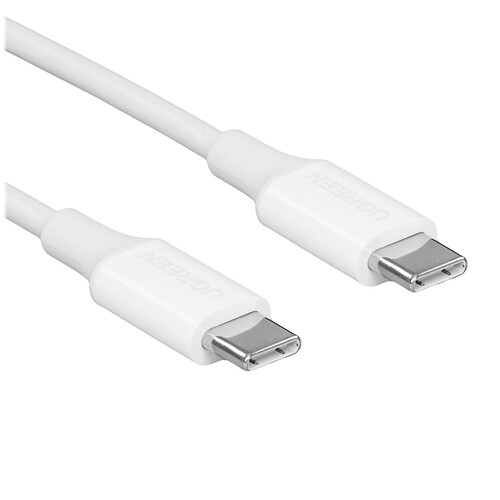 Купить Кабель круглый Ugreen USB Type-C - USB Type-C белый 0.5 м  9983446. Характеристики, отзывы и цены в Донецке