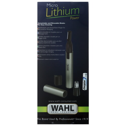 Купить Триммер Wahl Micro Lithium 5640-1016 серебристый/черный  9162683. Характеристики, отзывы и цены в Донецке