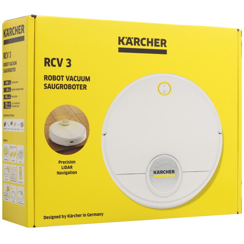 Купить Робот-пылесос Karcher RCV 3 белый  9135081. Характеристики, отзывы и цены в Донецке