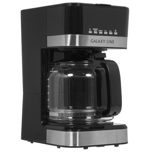 Купить Кофеварка капельная Galaxy LINE GL 0711 черный  5313898. Характеристики, отзывы и цены в Донецке
