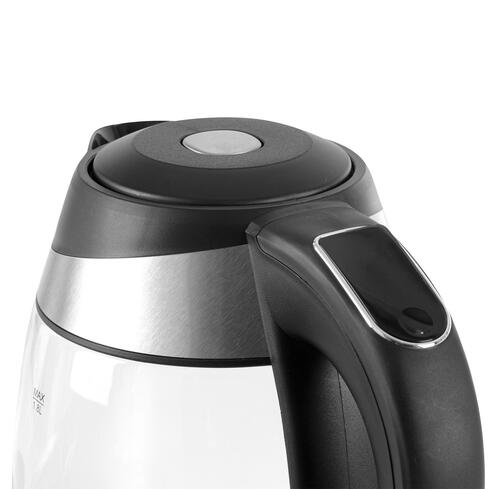 Купить Электрочайник KRAFT KF-KG1804DBL черный  9052794. Характеристики, отзывы и цены в Донецке