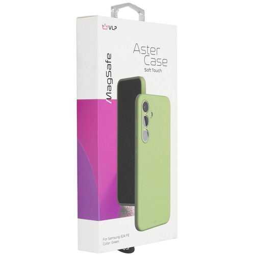 Купить Накладка  VLP Aster Case для Samsung Galaxy S24 FE зеленый  5497765. Характеристики, отзывы и цены в Донецке