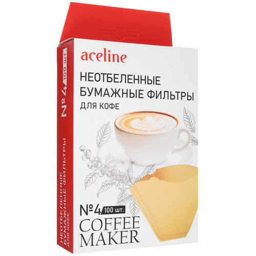 Купить Одноразовые фильтры Aceline 4BR №4 коричневый  5922521. Характеристики, отзывы и цены в Донецке