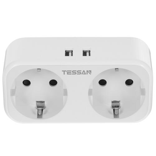 Купить Адаптер питания Tessan TS-321-DE серый  5366308. Характеристики, отзывы и цены в Донецке