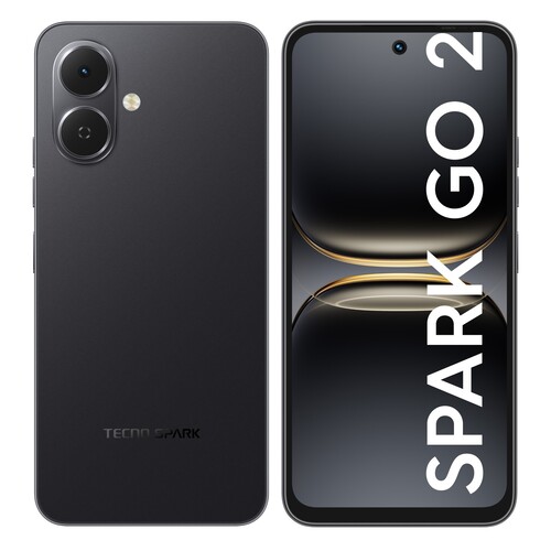 Купить 6.67" Смартфон Tecno SPARK GO 2 128 ГБ черный  5633224. Характеристики, отзывы и цены в Донецке