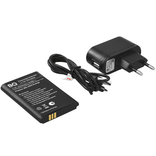 Купить Сотовый телефон BQ 2452 Energy черный  9111950. Характеристики, отзывы и цены в Донецке