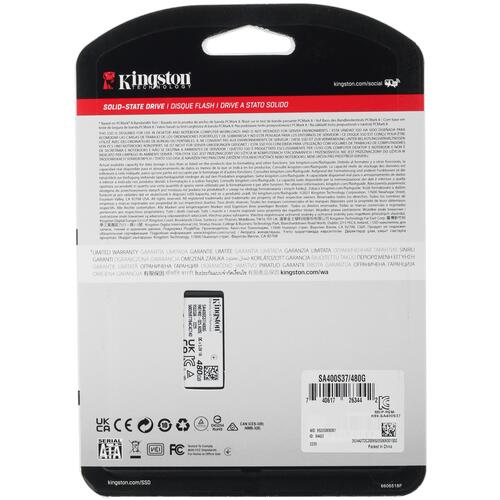 Купить 480 ГБ 2.5" SATA накопитель Kingston A400 [SA400S37/480G]  5055478. Характеристики, отзывы и цены в Донецке