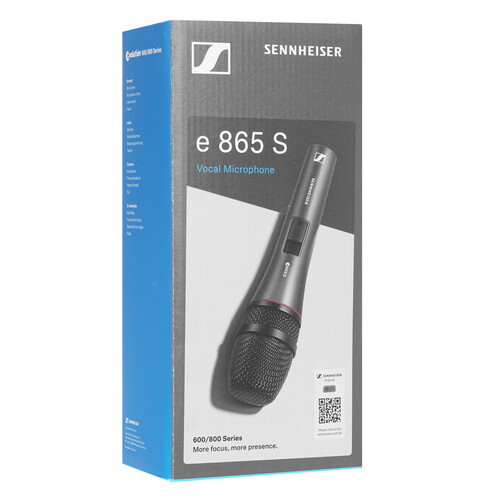 Купить Микрофон Sennheiser E 865-S серый  9241625. Характеристики, отзывы и цены в Донецке