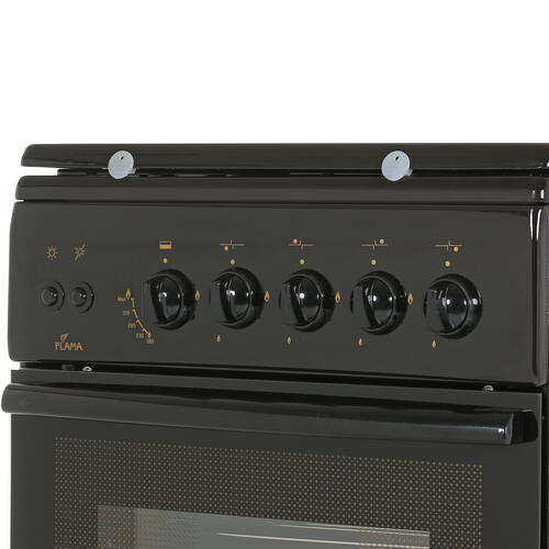 Купить Газовая плита Flama FG 2426 B коричневый  8139598. Характеристики, отзывы и цены в Донецке