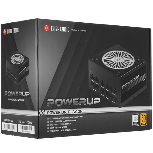 Купить Блок питания Chieftec PowerUP 650W  4861960. Характеристики, отзывы и цены в Донецке