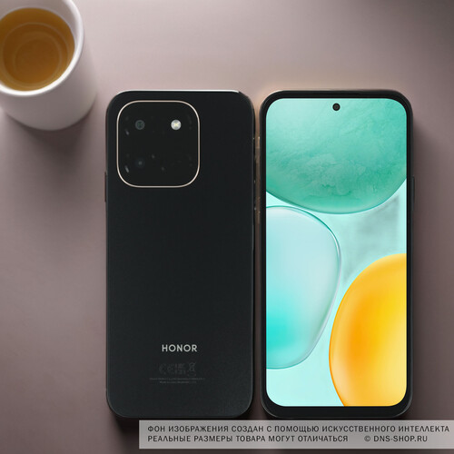 Купить 6.61" Смартфон HONOR X6c 128 ГБ черный  5630281. Характеристики, отзывы и цены в Донецке