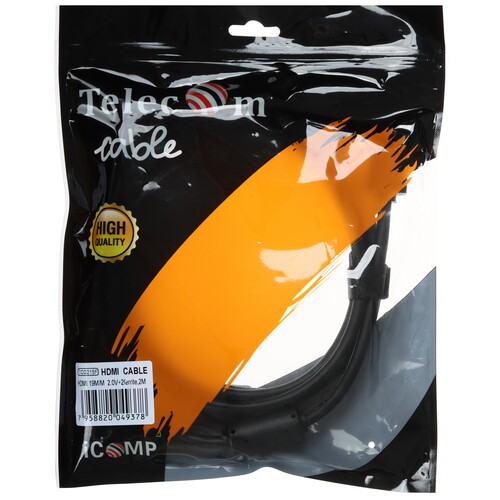 Купить Кабель  Telecom HDMI - HDMI, 2 м  5602611. Характеристики, отзывы и цены в Донецке