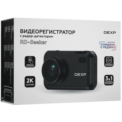 Купить Видеорегистратор с радар-детектором DEXP RD-Seeker black  5083768. Характеристики, отзывы и цены в Донецке