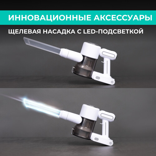 Купить Пылесос  вертикальный  Timberk T-VCH-67  белый  9115463. Характеристики, отзывы и цены в Донецке