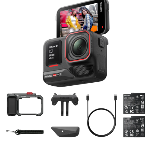 Купить Экшн-камера Insta360 Ace Pro 2 Xplorer Bundle черный  5627938. Характеристики, отзывы и цены в Донецке