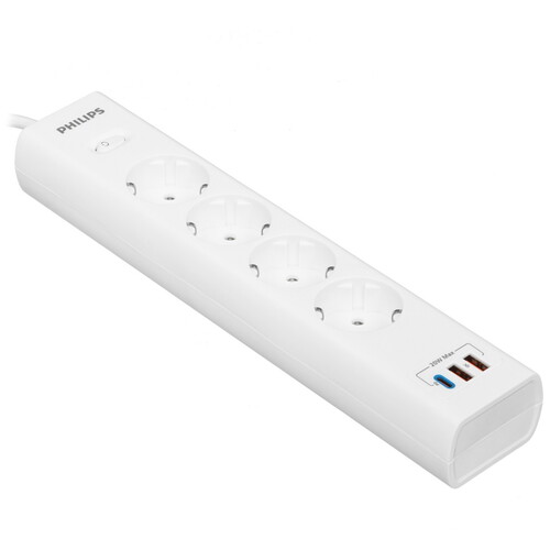 Купить Сетевой фильтр Philips CHP4346 белый  9158523. Характеристики, отзывы и цены в Донецке