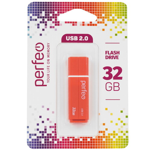 Купить Память USB Flash 32 ГБ Perfeo C01G2 [PF-C01G2R032]  9209282. Характеристики, отзывы и цены в Донецке