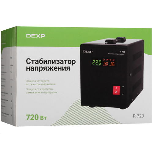 Купить Стабилизатор напряжения DEXP R-720  5419944. Характеристики, отзывы и цены в Донецке