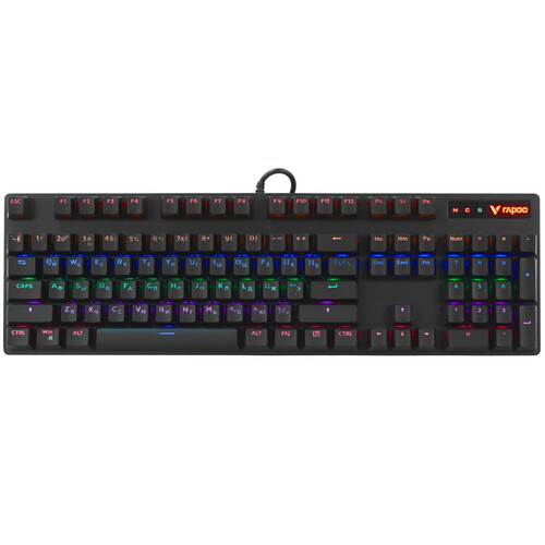 Купить Клавиатура проводная Rapoo V500PRO  9005870. Характеристики, отзывы и цены в Донецке